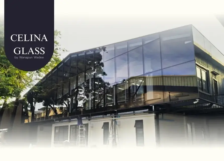 Celina Glass รับออกแบบ ผลิต ติดตั้งกระจก อลูมิเนียม